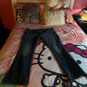 Old Navy Dark Blue Flare Jeans